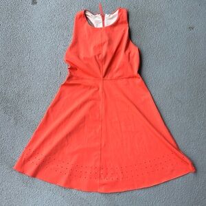 Zella Zip Back Orange / Coral Sportswear Dress
